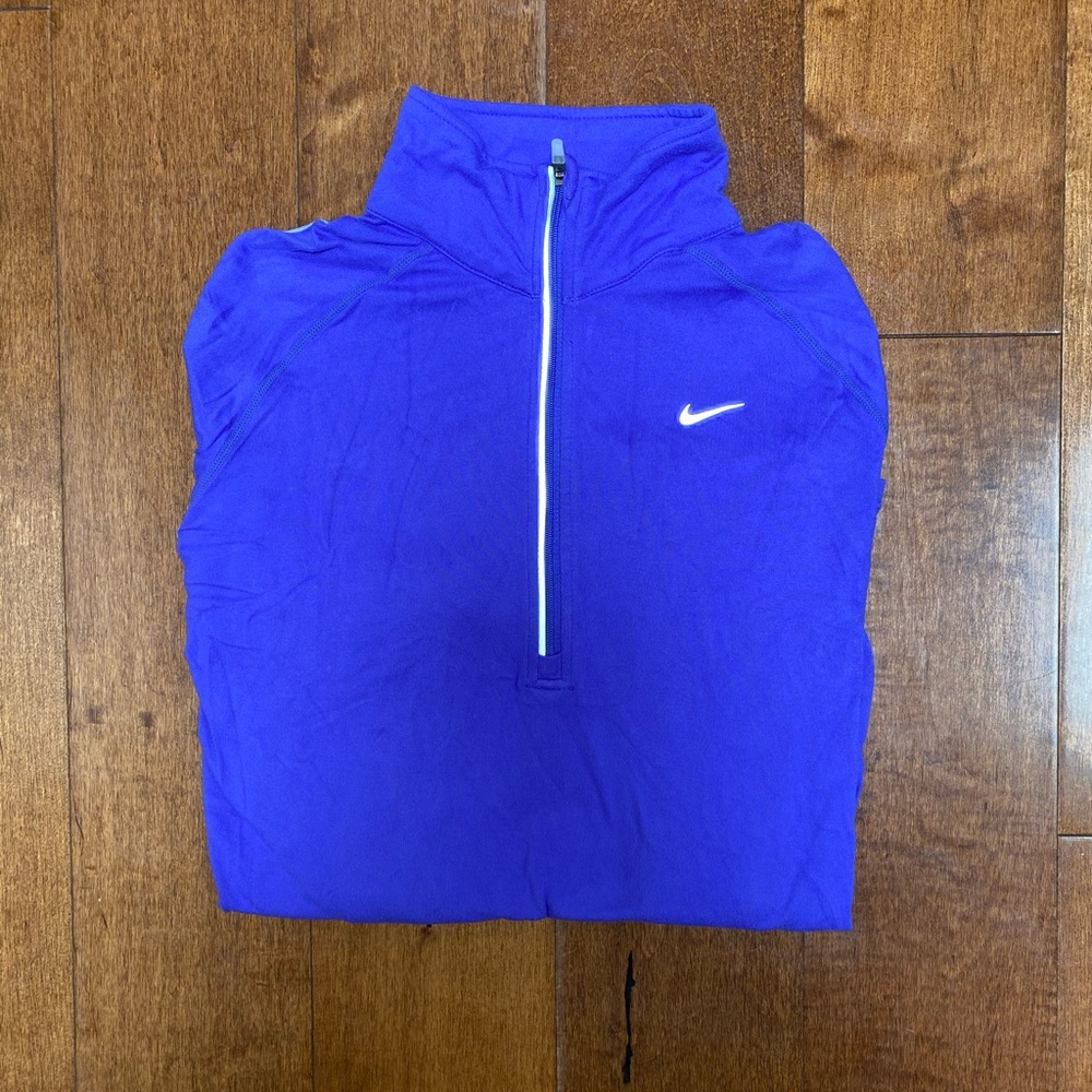 Nike Purple Fit Dry Zip Up